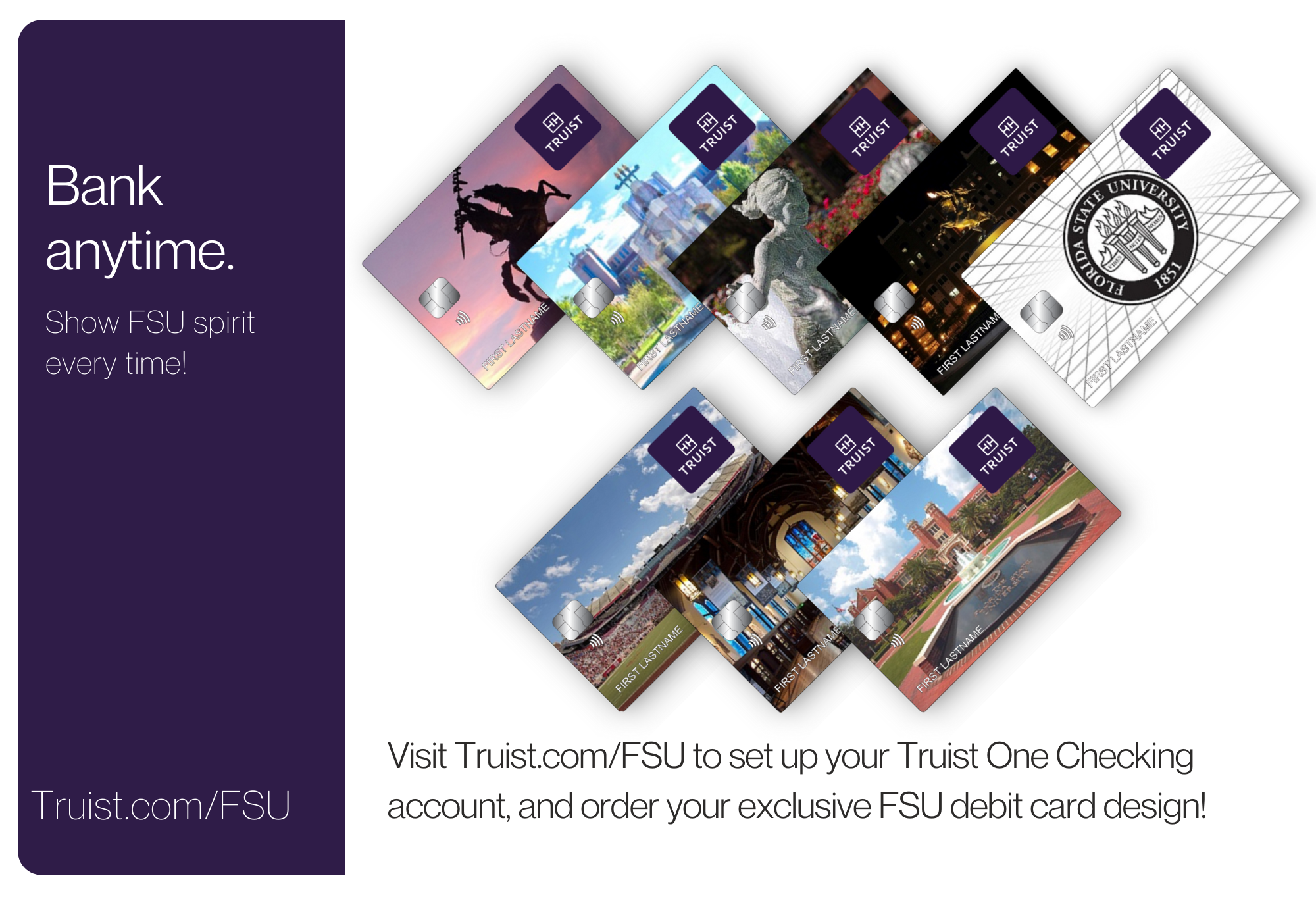 TRUIST is the banking partner of Florida State University!